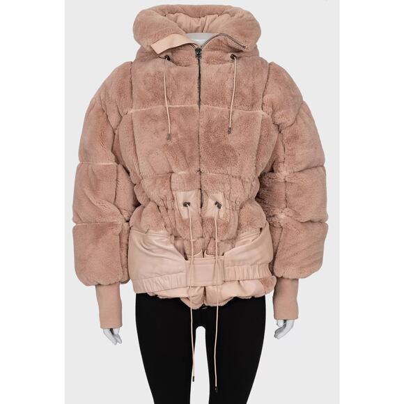Tom Ford Jackets & Blazers - Tom Ford Pink Faux Fur Oversized Puffer Coat Sz. M